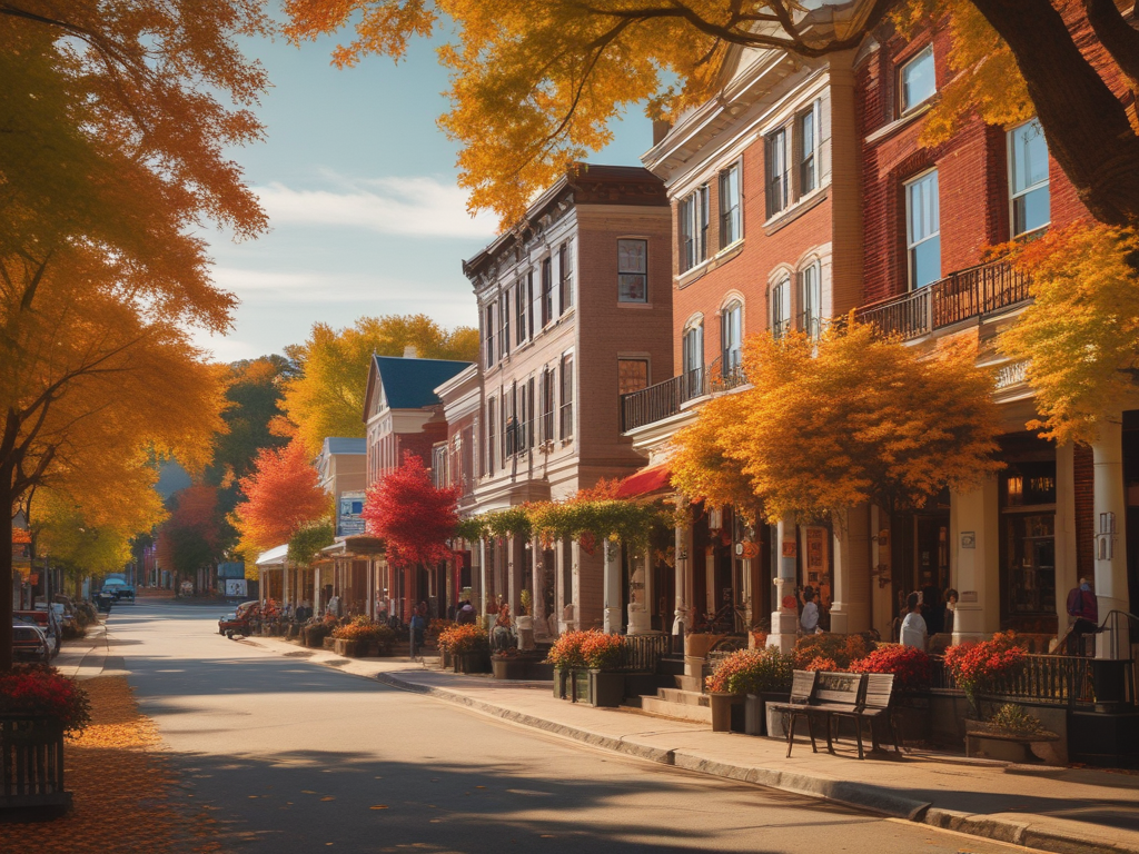 Путешествия по очаровательным городкам США: где найти вдохновение и уют